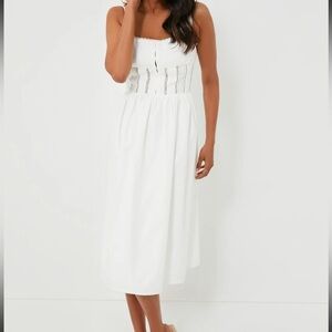 Tuckernuck White Giada Midi Dress